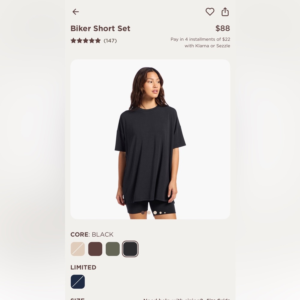 Nuuds Biker Short Set